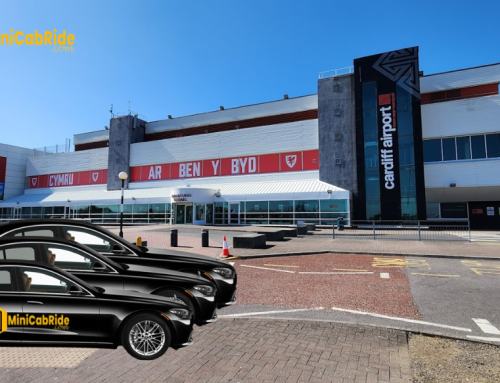 is it easy to get a taxi at Cardiff Airport?