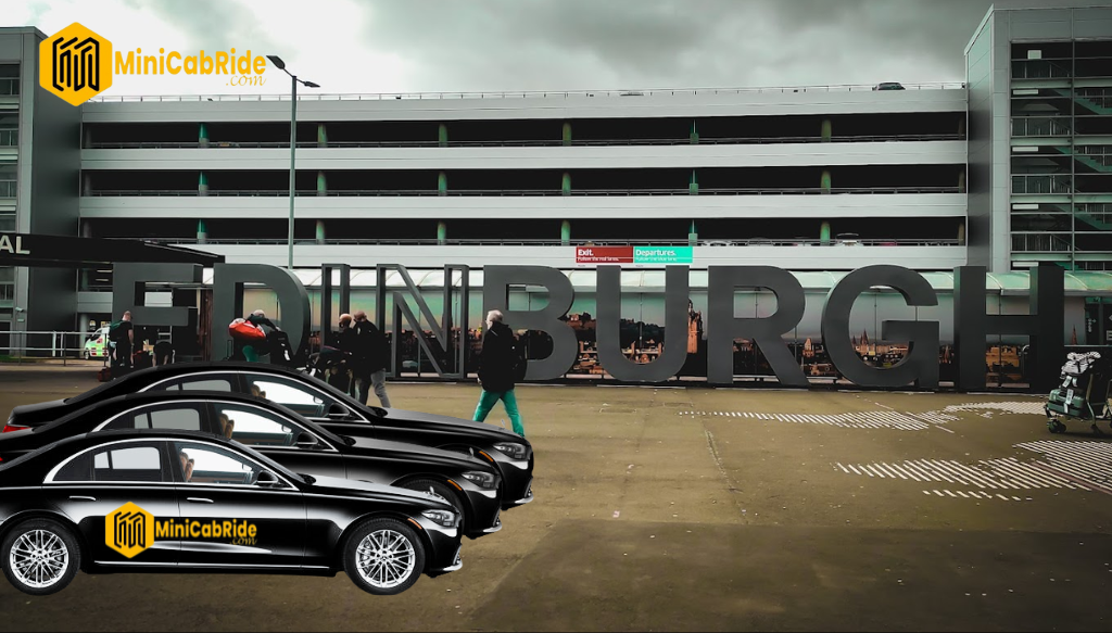 is it easy to get a taxi at Edinburgh Airport